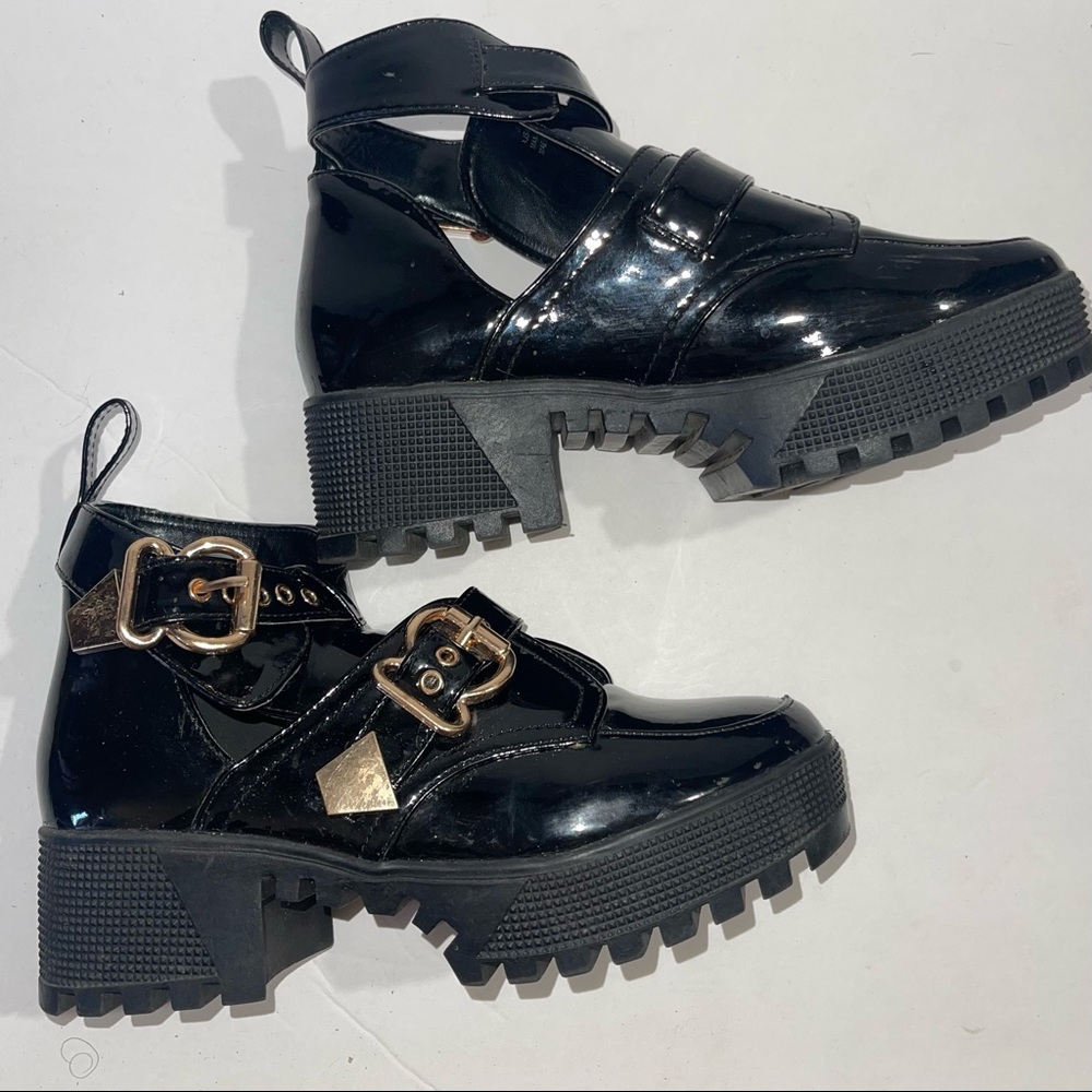 Cape Robbin Lucia creepers patent leather size 5.5